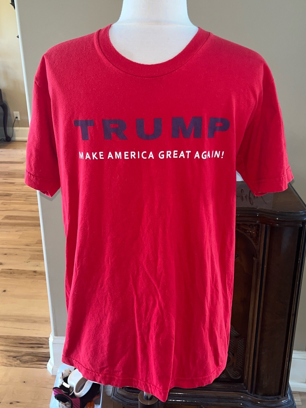 Trump Make America Great Again Red T Shirt Men’s Short Sleeve